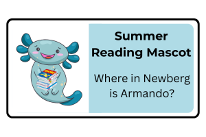 Summer Reading Mascot Button 2